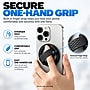 SaharaCase MagSafe Magnetic Phone Grip and Kickstand with Finger Strap, 180-Degree Aluminum Stand, Black (CP01206)~#|#~sp324081805_sc7