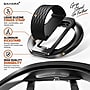 SaharaCase MagSafe Magnetic Phone Grip and Kickstand with Finger Strap, 180-Degree Aluminum Stand, Black (CP01206)~#|#~sp324081806_sc7