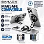 SaharaCase MagSafe Magnetic Phone Grip and Kickstand with Finger Strap, 180-Degree Aluminum Stand, Black (CP01206)~#|#~sp324081807_sc7