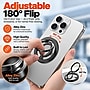 SaharaCase MagSafe Dual-Sided Magnetic Phone Grip and Ring Stand with 180-Degree Kickstand, Black (CP01208)~#|#~sp324081843_sc7