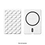 SaharaCase MagSafe Magnetic Suction Cup Phone Mount with Adapter Ring, White, (CP01213)~#|#~sp324081962_sc7