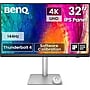 BenQ PD3226G Designer 32" 4K UHD IPS 144Hz Monitor, HDR10, Built‑In Speaker, Height Adjustable, White~#|#~sp324082040_sc7