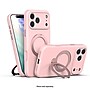 SaharaCase Silicone Phone Case for iPhone 18 Pro Max, 360-Degree Kickstand, Wireless Charging, Dark Pink (CP01190)~#|#~sp324082100_sc7