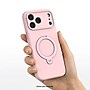 SaharaCase Silicone Phone Case for iPhone 18 Pro Max, 360-Degree Kickstand, Wireless Charging, Dark Pink (CP01190)~#|#~sp324082101_sc7