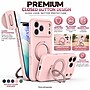 SaharaCase Silicone Phone Case for iPhone 18 Pro Max, 360-Degree Kickstand, Wireless Charging, Dark Pink (CP01190)~#|#~sp324082104_sc7