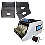 Nadex v5400 Money Counter & Counterfeit Detector w/Vinyl 7-Day Pack of Zippered Bank Deposit Cash/Coin Bags (KITNWHSECURTY04)~#|#~sp324255525_sc7