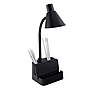 V-Light LED Desk Lamp, with USB Port, Black (VL0401PB)~#|#~sp324255687_sc7