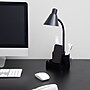 V-Light LED Desk Lamp, with USB Port, Black (VL0401PB)~#|#~sp324255688_sc7