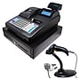 Nadex CR600 Electronic Thermal-Print Cash Register with Wired Handheld 2D Barcode Scanner, Black (KITNWHSECURTY13)~#|#~sp324255753_sc7