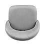 Linon Home Decor Products Adalynn Armless Velvet Swivel Computer and Desk Chair, Light Gray (178399GRY01U)~#|#~sp324255837_sc7