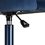 Linon Home Decor Products Adalynn Armless Velvet Swivel Computer and Desk Chair, Navy Blue (178399NVYBLU01U)~#|#~sp324255876_sc7