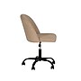 Linon Home Decor Products Skyla Armless Fabric Swivel Computer and Desk Chair, Beige (178523BGE01U)~#|#~sp324255901_sc7