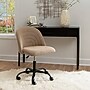 Linon Home Decor Products Skyla Armless Fabric Swivel Computer and Desk Chair, Beige (178523BGE01U)~#|#~sp324255904_sc7