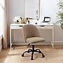 Linon Home Decor Products Skyla Armless Fabric Swivel Computer and Desk Chair, Beige (178523BGE01U)~#|#~sp324255905_sc7