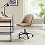 Linon Home Decor Products Skyla Armless Fabric Swivel Computer and Desk Chair, Beige (178523BGE01U)~#|#~sp324255906_sc7