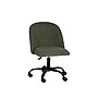 Linon Home Decor Products Skyla Armless Fabric Swivel Computer and Desk Chair, Green (178523OLVGRN01U)~#|#~sp324255942_sc7