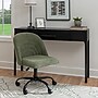 Linon Home Decor Products Skyla Armless Fabric Swivel Computer and Desk Chair, Green (178523OLVGRN01U)~#|#~sp324255947_sc7