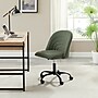 Linon Home Decor Products Skyla Armless Fabric Swivel Computer and Desk Chair, Green (178523OLVGRN01U)~#|#~sp324255949_sc7