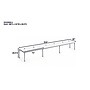 Boss Office Products Simple System 71"W Desk, White, 3/Set (SGSD030-203-WT)~#|#~sp324258745_sc7