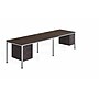 Boss Office Products Simple System 71"W Desk with Pedestal, Driftwood, 2/Set (SGSD006-203)~#|#~sp324258763_sc7