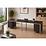 Boss Office Products Simple System 71"W Desk with Pedestal, Driftwood, 2/Set (SGSD006-203)~#|#~sp324258765_sc7