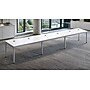 Boss Office Products Simple System 66"W Desk, White, 3/Set (SGSD030-202-WT)~#|#~sp324258793_sc7