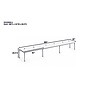 Boss Office Products Simple System 60"W Desk, Driftwood, 3/Set (SGSD030-201)~#|#~sp324258796_sc7