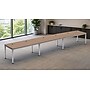 Boss Office Products Simple System 60"W Desk, Driftwood, 3/Set (SGSD030-201)~#|#~sp324258797_sc7