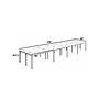 Boss Office Products Simple System 60"W Desk, White, 8/Set (SGSD024-201-WT)~#|#~sp324258809_sc7