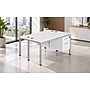 Boss Office Products Simple System 71"W Desk with Pedestal, White, 2/Set (SGSD014-203-WT)~#|#~sp324320886_sc7