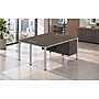 Boss Office Products Simple System 60"W Desk with Pedestal, Driftwood, 2/Set (SGSD014-201)~#|#~sp324320906_sc7