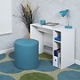 Regency Logan Vinyl Round Stool Ottoman, Peacock Teal (N6262PT)~#|#~sp324321090_sc7