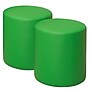 Regency Logan Vinyl Round Ottoman, Envy Green, 2/Set (N6262EG2PK)~#|#~sp324321102_sc7