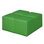 Regency Jean Vinyl Square Ottoman, Envy Green, 4/Set (N6263EG4PK)~#|#~sp324321137_sc7