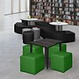 Regency Jean Vinyl Square Ottoman, Envy Green, 4/Set (N6263EG4PK)~#|#~sp324321138_sc7