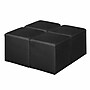 Regency Jean Vinyl Square Ottoman, Black, 4/Set (N6263BK4PK)~#|#~sp324321143_sc7
