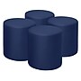Regency Logan Vinyl Round Ottoman, Naval Blue, 4/Set (N6262NB4PK)~#|#~sp324321158_sc7