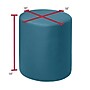 Regency Logan Vinyl Round Ottoman, Peacock Teal, 4/Set (N6262PT4PK)~#|#~sp324321178_sc7