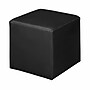 Regency Jean Vinyl Square Stool Ottoman, Black (N6263BK)~#|#~sp324321190_sc7