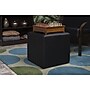 Regency Jean Vinyl Square Stool Ottoman, Black (N6263BK)~#|#~sp324321191_sc7