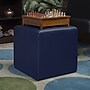 Regency Jean Vinyl Square Stool Ottoman, Naval Blue (N6263NB)~#|#~sp324321198_sc7