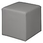 Regency Jean Vinyl Square Stool Ottoman, Grey (N6263GY)~#|#~sp324321202_sc7