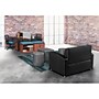 Regency Jean Vinyl Square Stool Ottoman, Grey (N6263GY)~#|#~sp324321206_sc7