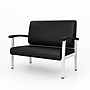 Regency Welcome 46"W Vinyl Loveseat, Black (CH3903BVL)~#|#~sp324321224_sc7
