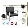 Regency Welcome Vinyl Bariatric Guest Chair, Black (CH3902BVL)~#|#~sp324321250_sc7