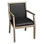 Regent WallGuard Vinyl Guest Chair, Noble Oak/Black (9875NOBK)~#|#~sp324321267_sc7