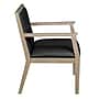 Regent WallGuard Vinyl Guest Chair, Noble Oak/Black (9875NOBK)~#|#~sp324321269_sc7