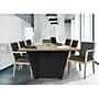 Regent WallGuard Vinyl Guest Chair, Noble Oak/Black (9875NOBK)~#|#~sp324321275_sc7