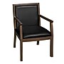 Regent WallGuard Vinyl Guest Chair, Neo Walnut/Black (9875NWBK)~#|#~sp324321304_sc7