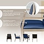 Regent WallGuard Vinyl Guest Chair, Neo Walnut/Black (9875NWBK)~#|#~sp324321310_sc7